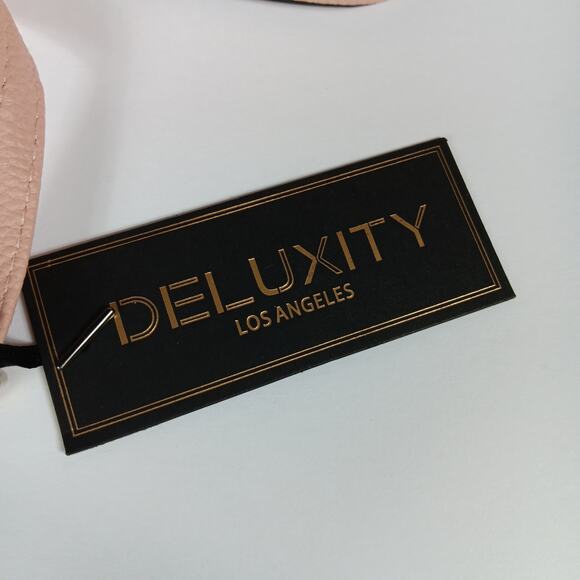 Deluxity Los Angeles Vegan Purse Soft Pink Small Shoulder Bag NWT - Picture 3 of 8